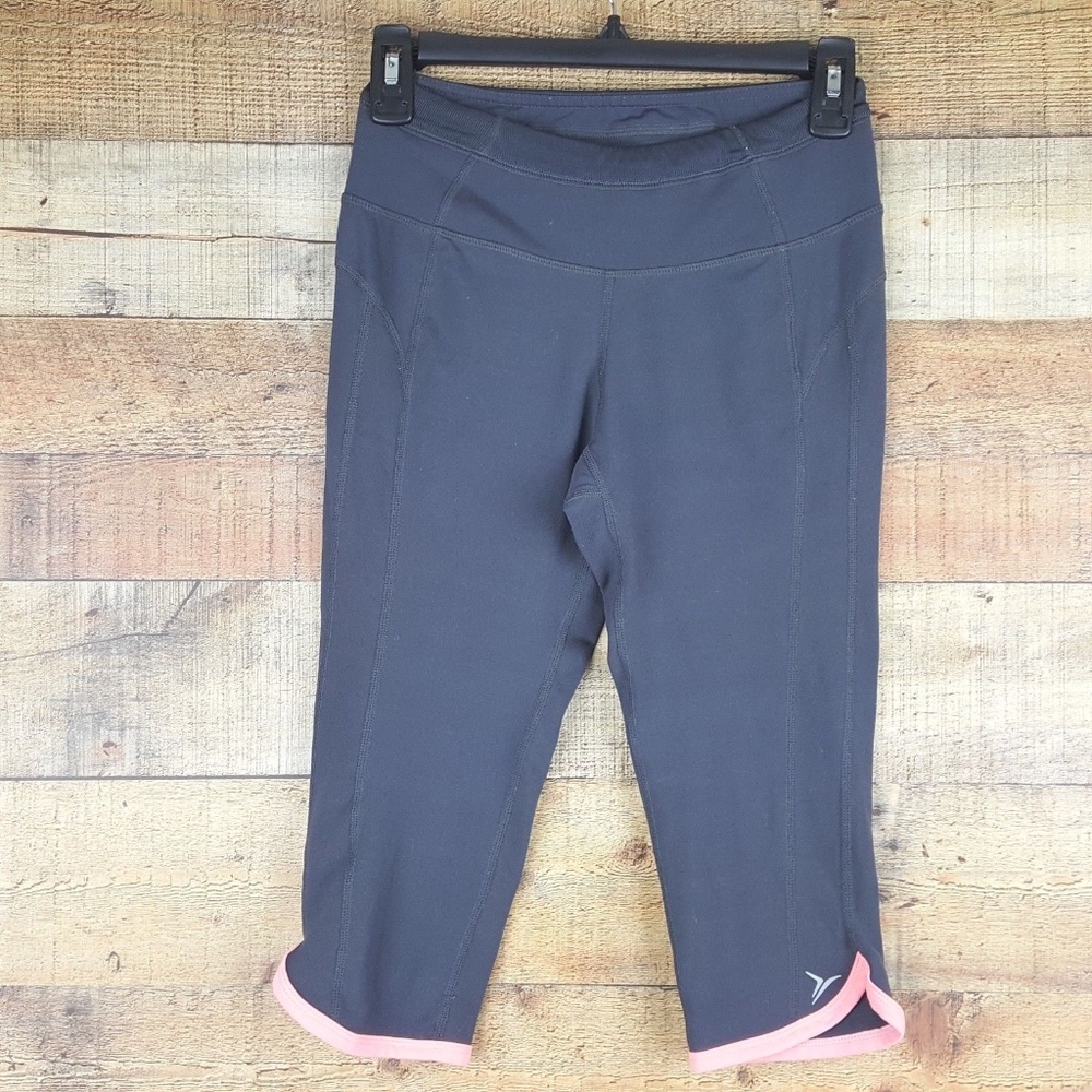 Old Navy Yoga Exercise Athletic Capri Pants Women's Gray Size S